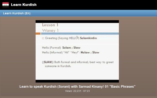 Learn Kurdish Language截图2