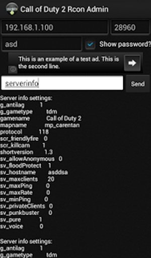 Call of Duty 2 Rcon Admin截图2