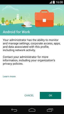 Android for Work App截图2