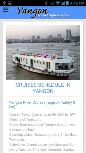 Yangon Travel Information截图2