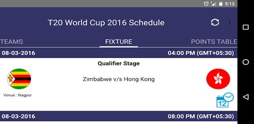 T20 World Cup 2016 Schedule截图1