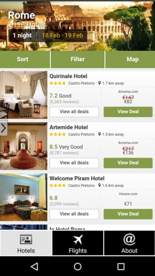 Rome Hotels and Flights截图1