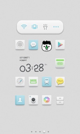 Milky Sky Dodol Theme截图5