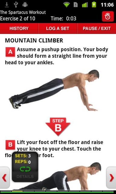 Men's Health Workouts Lite截图6