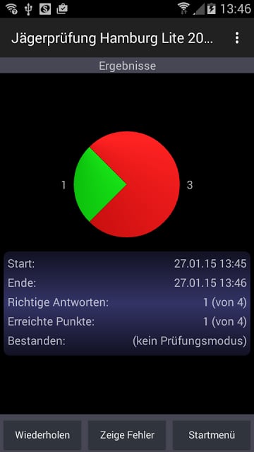 J&auml;gerpr&uuml;fung Hamburg Lite 2016截图5