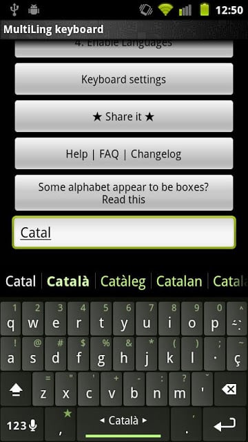 Catalan Keyboard Plugin截图2