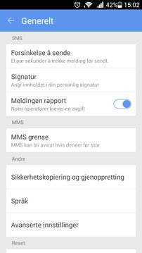 GO 短信语言包--挪威语截图
