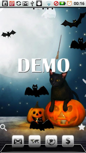 Halloween Live Wallpaper DEMO截图1