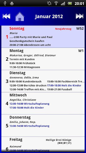 Deutscher Kalender-Testversion截图7