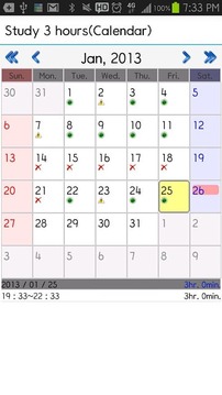 Goals Calendar截图