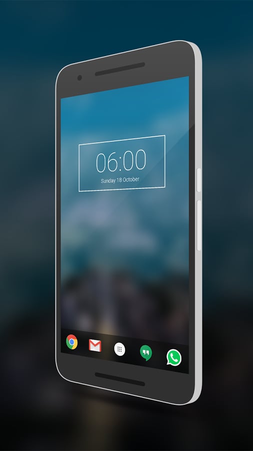 Minimal Clock Widget - Zooper挂件包截图2