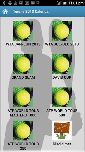 Tennis 2013 Calendar截图4