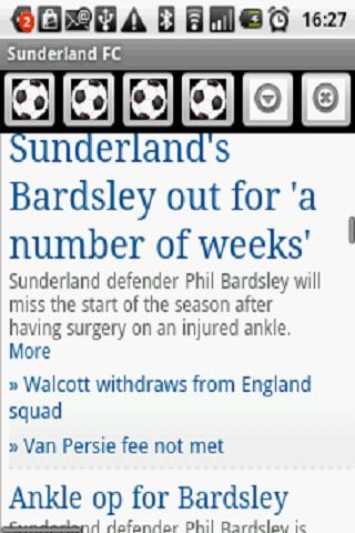 Sunderland FC News 2012截图3