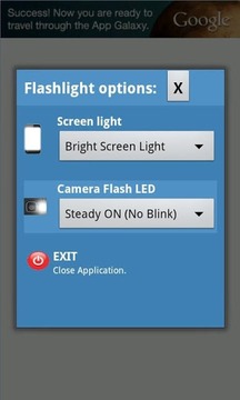 LED Flashlight with blink截图