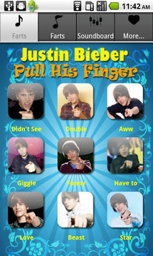 Justin Bieber Farts Soundboard截图