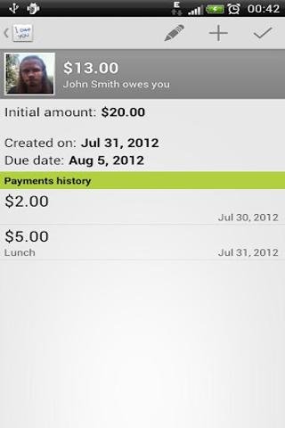 债务跟踪器:IOU Pro - debt manager截图4