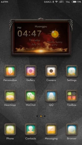 Flames Hola 3D Launcher Theme截图2