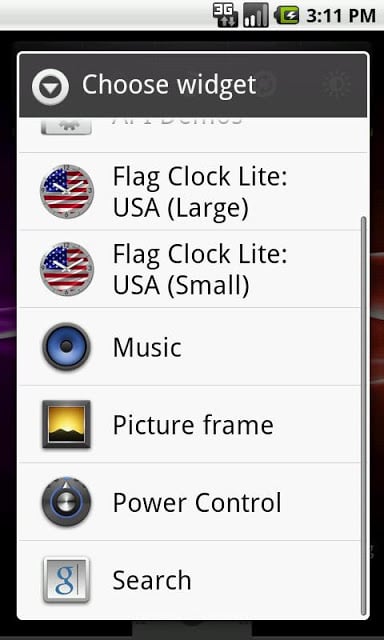 USA Flag Analog Clock Lite截图2