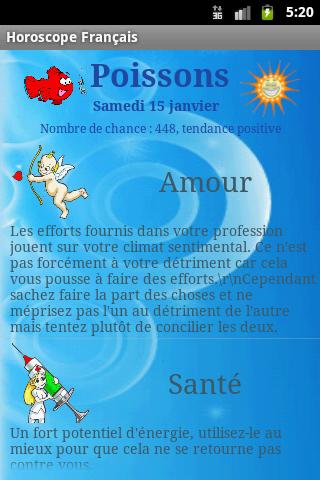 Horoscope fran&ccedil;ais截图2