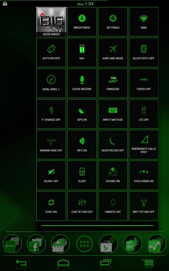 JellyBean Extreme Green AOKP截图11