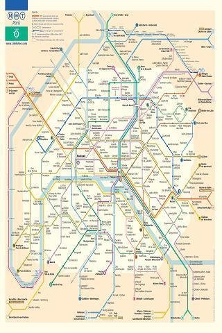 Paris subway map截图3