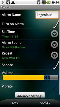 巧妙闹钟 Ingenious Alarm Trial v2.8.1截图