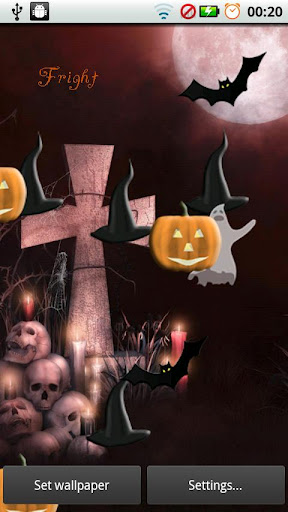 Halloween Live Wallpaper DEMO截图5