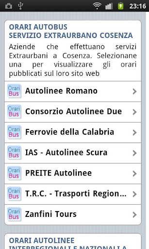 Transport Timetables in Italy截图4