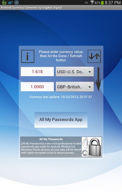 Currency Converter for Android截图1