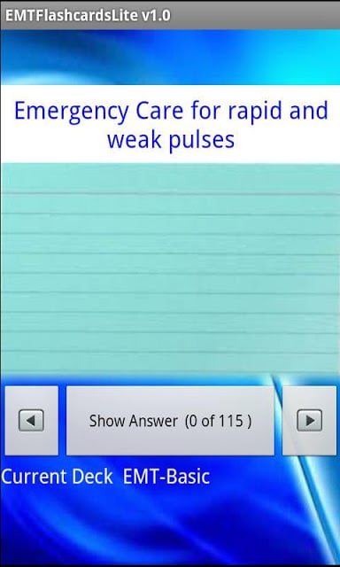 EMT Flashcards Lite截图3