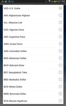 Currency Converter for Android截图