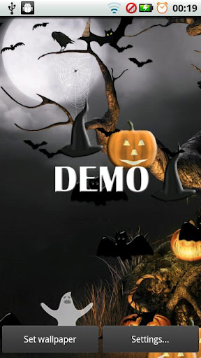 Halloween Live Wallpaper DEMO截图3