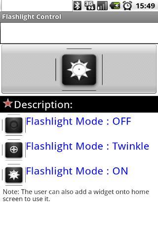 Flashlight Control (Widget)截图3