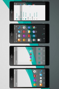 Material Stock Teal Theme-Xperia主题截图