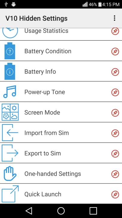 LG V10 Hidden Settings No Root截图2