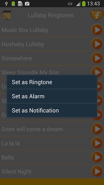 Lullaby Songs Ringtones截图4