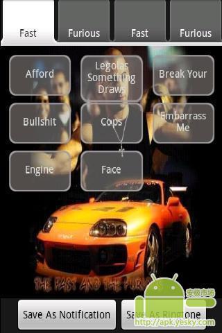 Fast and Furious Soundboard截图2