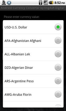 Currency Converter for Android截图