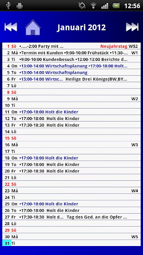 Deutscher Kalender-Testversion截图8