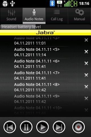 Jabra SUPREME application截图4