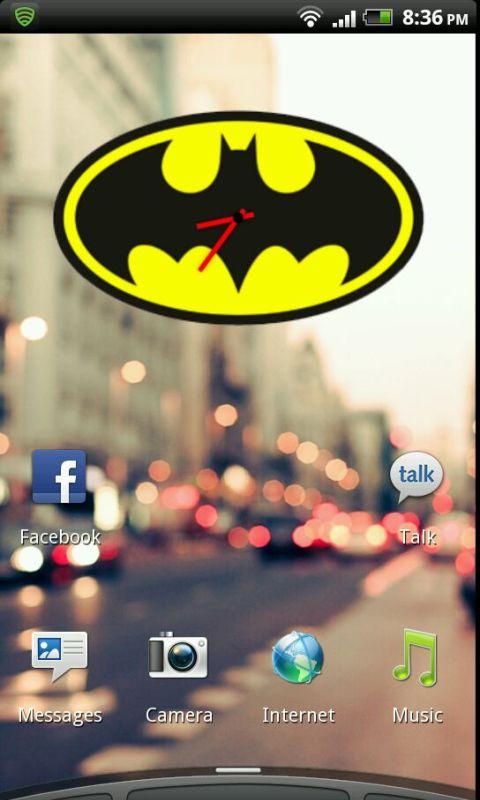 Batman Clock Widget截图2