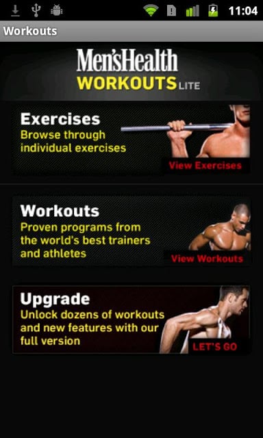 Men's Health Workouts Lite截图5