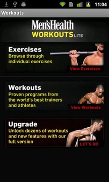 Men's Health Workouts Lite截图