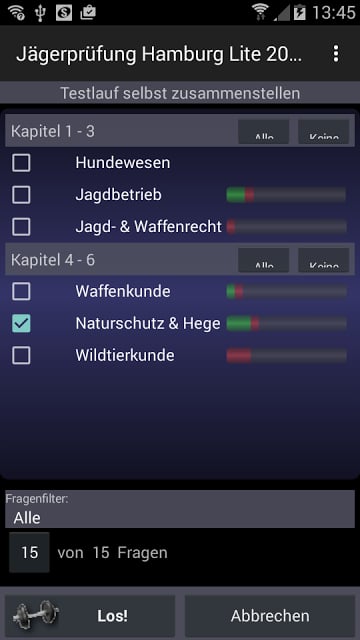 J&auml;gerpr&uuml;fung Hamburg Lite 2016截图1