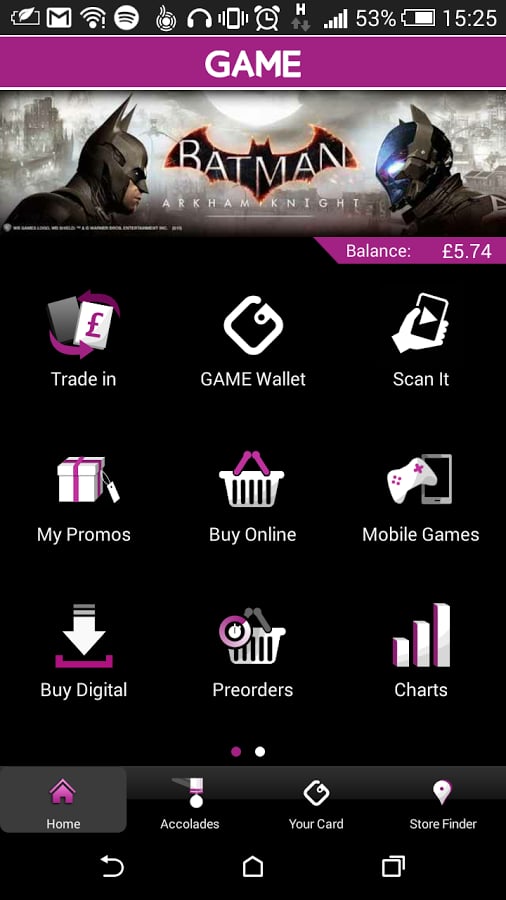 GAME Reward Mobile App截图2
