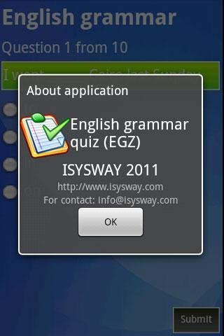 English Grammar quiz (EGQ)截图4