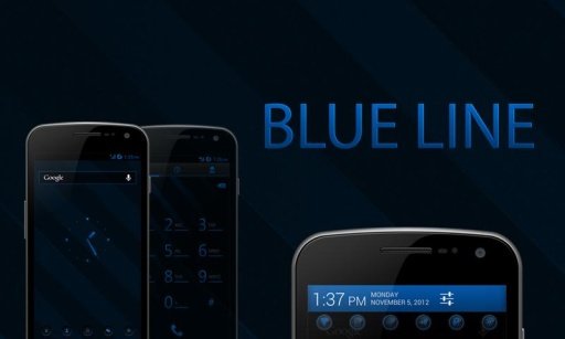 BLUE LINE (CM10/AOKP THEME)截图2