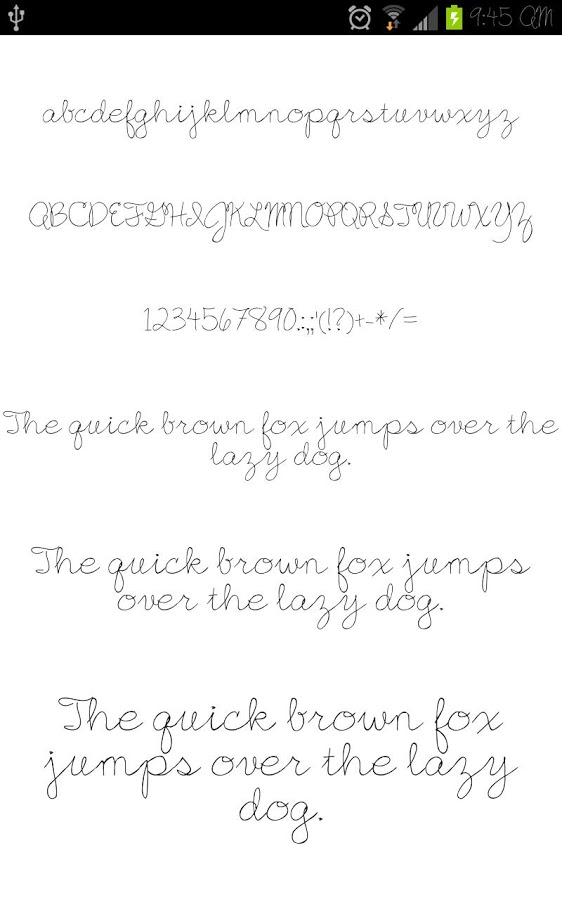 Penman Pack for FlipFont&reg; free截图2