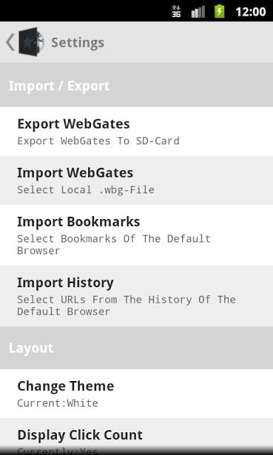 WebGate Bookmark Organizer截图7