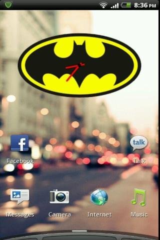 Batman Clock Widget截图3